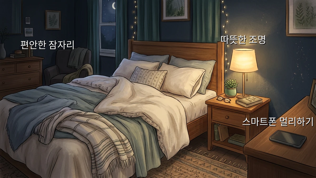 바쁜 직장인을 위한 퇴근 후 10분 초간단 저녁 수면 루틴